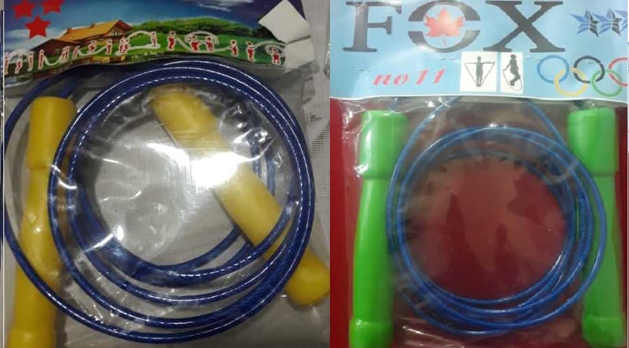 طناب روکش دار سيم بکسلي دسته پلاستیکی فوکس FOX و سه ستاره و ارم المپیک - تصویر ۱