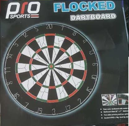 دارت ضخیم بزرگ -  22 اينچ پرو flocked جعبه سیاه - تصویر ۱