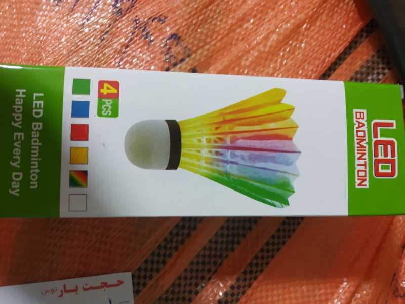 توپ بدمینتون ال ای دی پلاستیکی - 4عددی - تصویر ۱