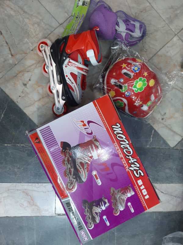 اسکيت مانديز چرخ جلو رنگي 8101 - تصویر ۱