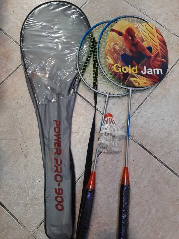 راکت بدمينتون جفتي2توپ گلدجم 900 Gold jam - تصویر ۱