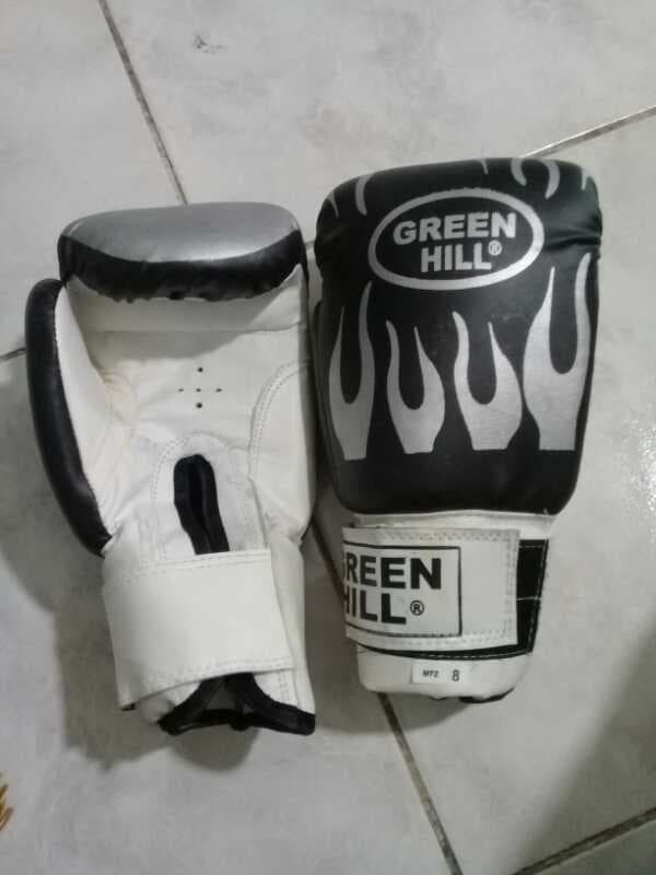 دستکش بوکس طرح آتشGREEN HILL - تصویر ۱