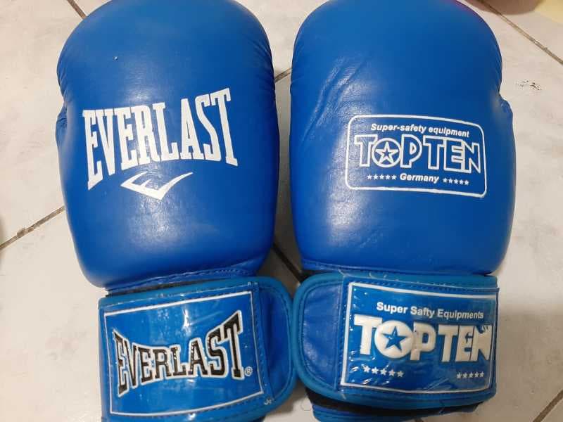 دستکش بوکس چرم جرمني تاپ تن everlast - تصویر ۱