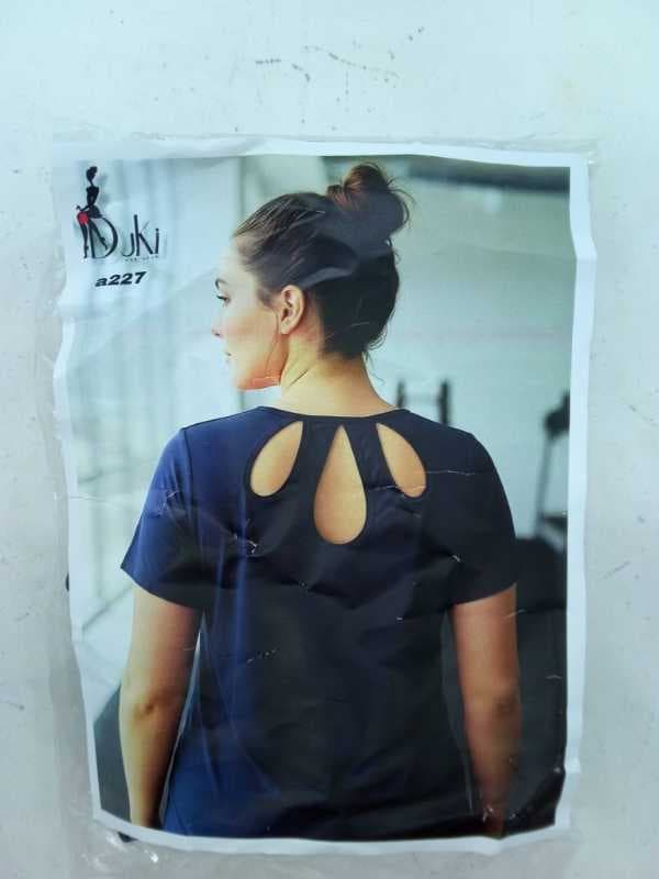 227 تیشرت تک زنانه پشت طرح قطره  - تصویر ۱