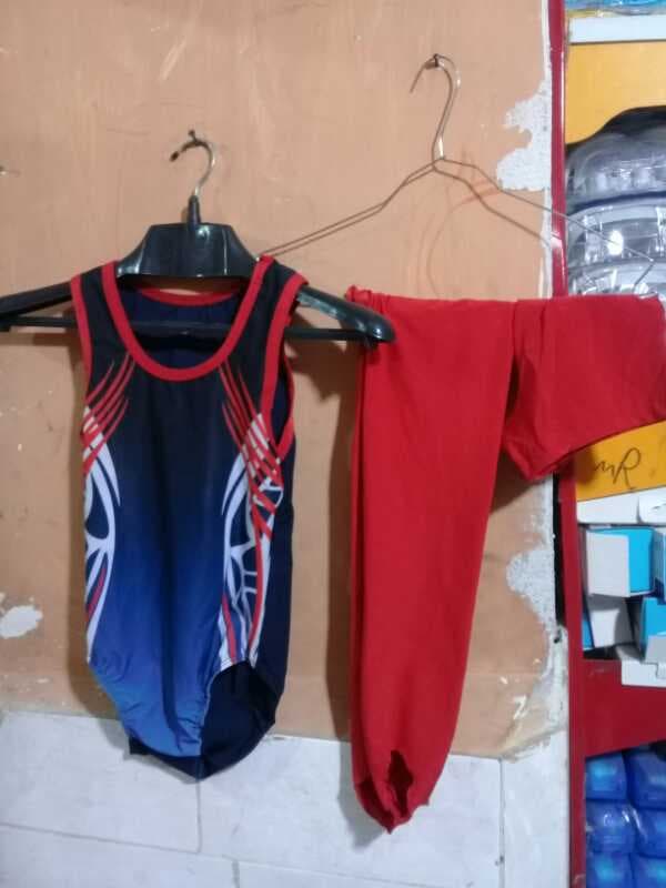 لباس ژیم استرج طرحدار سایز 5به بالا - تصویر ۱