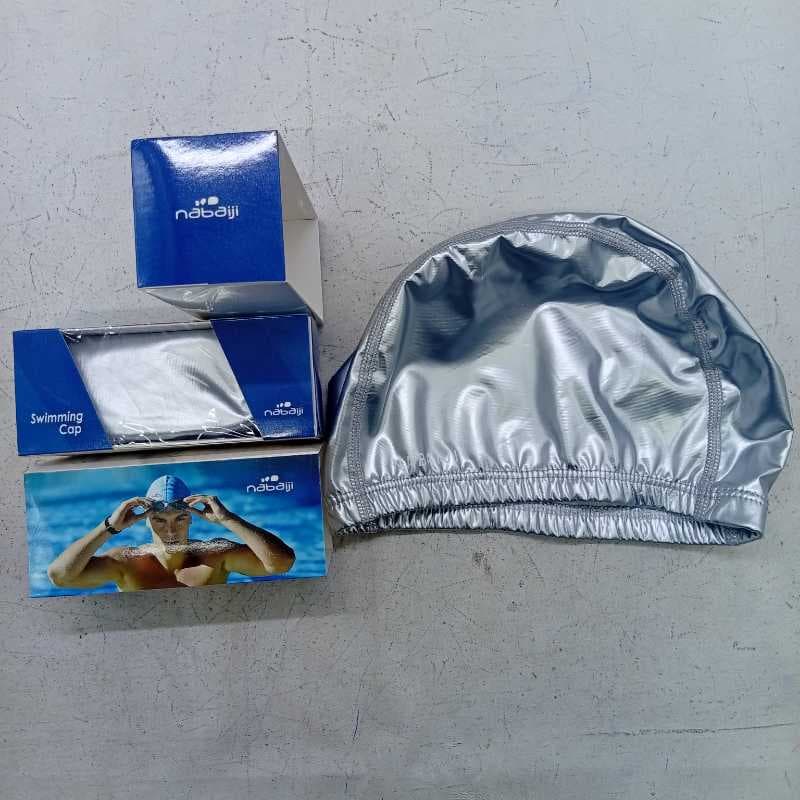 9581 کلاه شنا ناباجی پارچه ای ضد اب کارتنی 