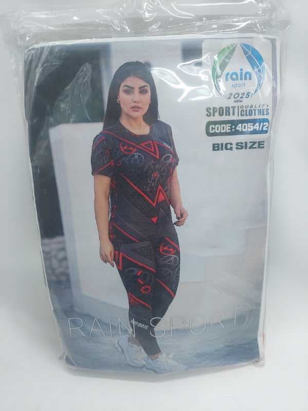 40542 ست تیشرت و لگ نایک طرح چرخ دنده بیگ سایز راین