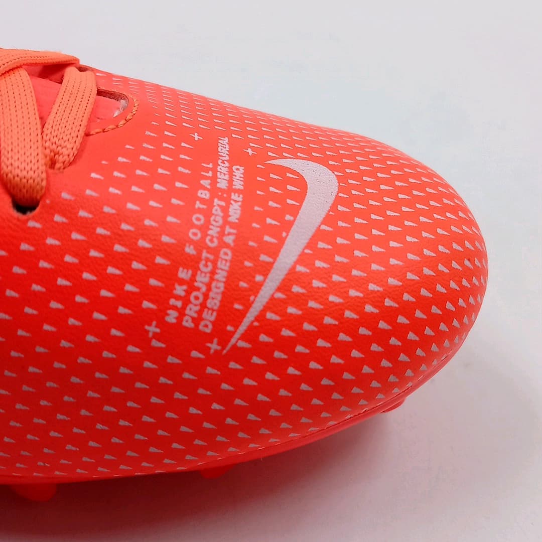 کفش چمن میانه نایک مرکوریال نارنجی سوپر فلای 360 یاس داخل پارچه ای - تصویر ۸