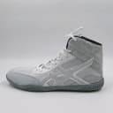 کفش‌ کشتی مردانه اسیکس رویه پارچه طوسی پایار  - تصویر ۱