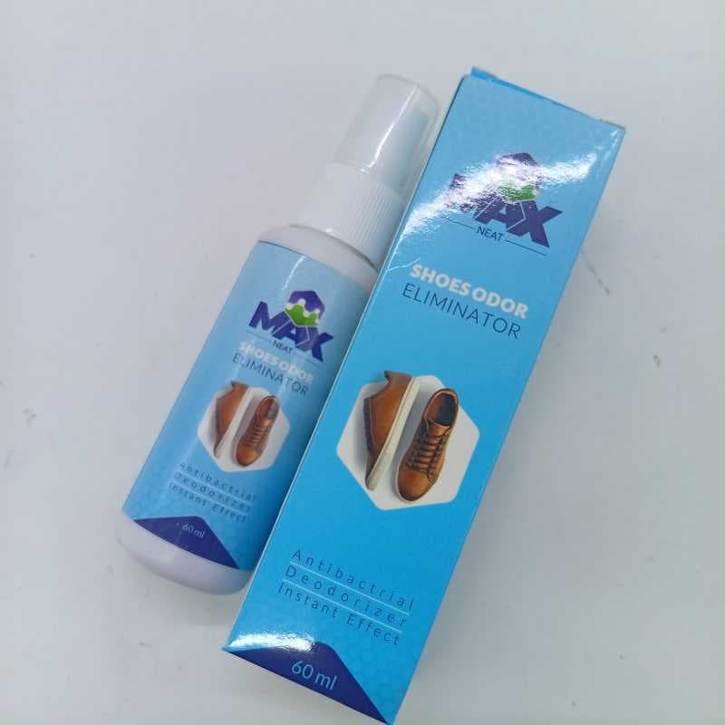 0239 اسپری از بین برنده بوی کفش ضدعفونی کننده و معطر فاقد حساسیت مکس نت 60 میلی