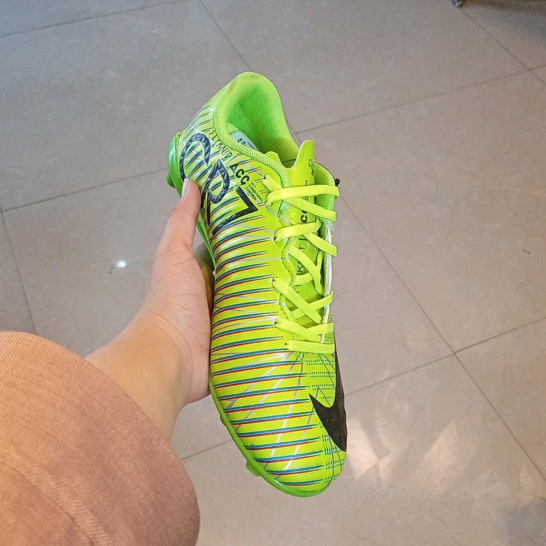 FX4574  کفش نایک مرکوریال سبز تمام یوز CR7  - تصویر ۱۰