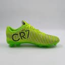 FX4574  کفش نایک مرکوریال سبز تمام یوز CR7  - تصویر ۲