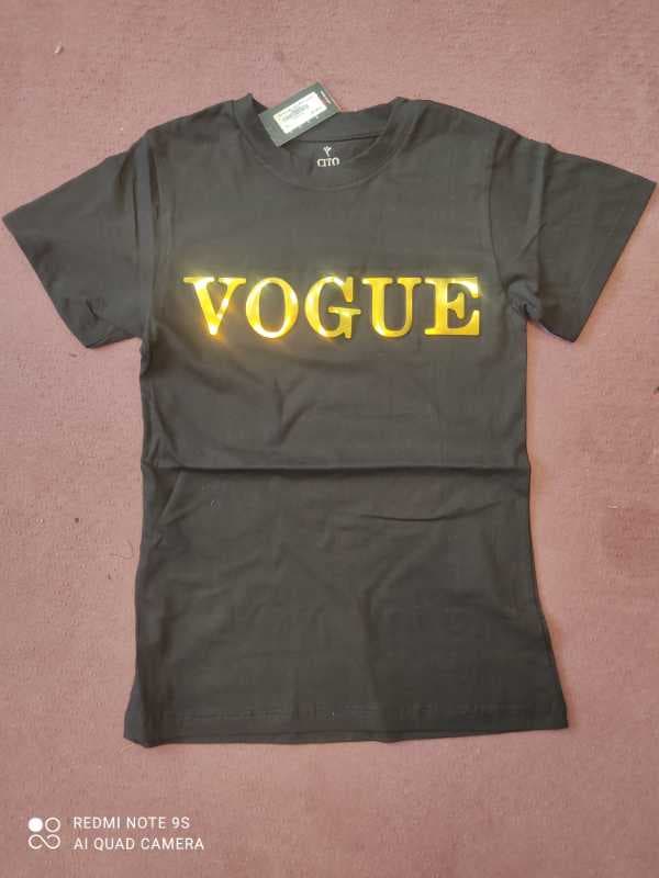 2729تيشرت لانگ سه ربع پنبه يک روvogue - تصویر ۱