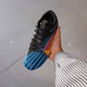 JBA0451 کفش استوک نایک امباپه مشکی ابی صورتی  یاس - image 10