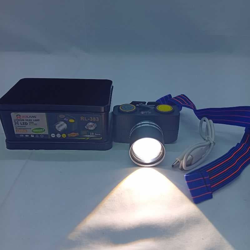 RL-383 هدلایت دو رنگ روی لانگ مانیتور کوچیک 1500 میلی آمپری شارژری