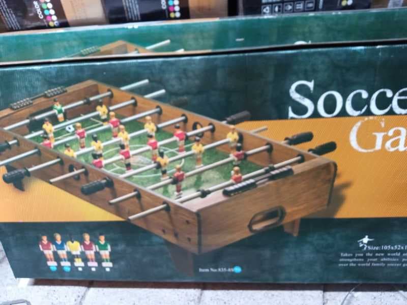 835-8s فوتبال دستی بزرگ چوبی پایه کوتاه شماره انداز 105 در 52 در 13.5 ساکر گیم