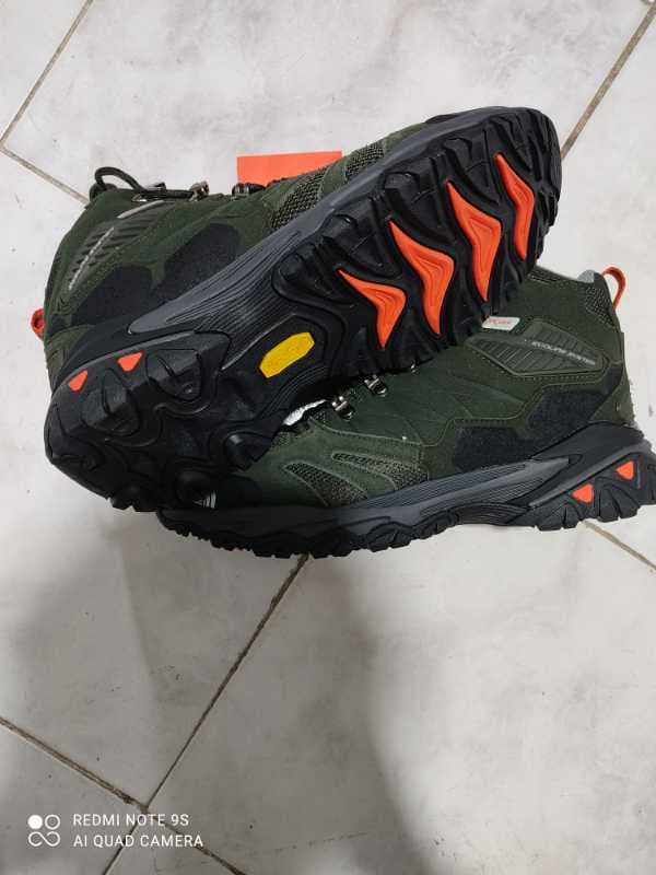 9900کفش کوهنوردي سبز لجني نارنجي نورث فيس
