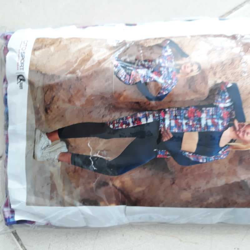 3073 سويشرت شلوار طرحدار رنگ سورمه اي  - تصویر ۱