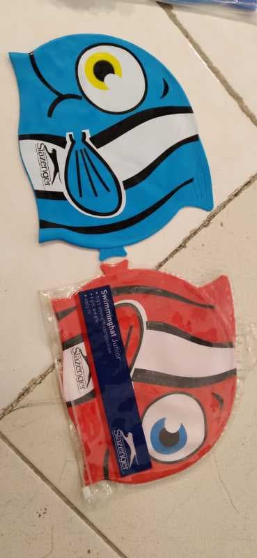 کلاه شنا بچه گانه طرح ماهی Slazenger - تصویر ۱