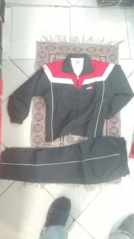 گرمکن شلوار بچگانه سه رنگ خط دار پوما - تصویر ۱