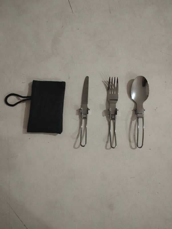 ست قاشق چنگال استیل میله ای تاشو کاوردار 109010018