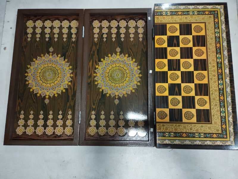 220 17 شطرنج تخته نرد طرح طرح دایره ای گل دار دور بافت معمولی - image 1