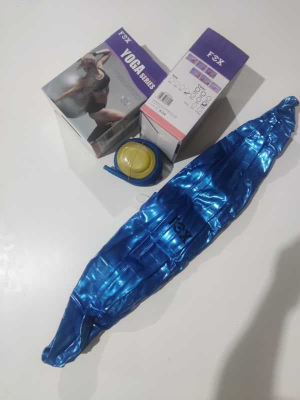 یوگا بال فوکس پمپ باد دار 85سانتی ساده - تصویر ۱