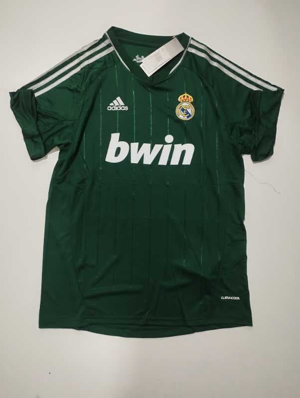 تیشرت تک کلاسیک پلیری رئال سبز مارک دوخت  - تصویر ۱