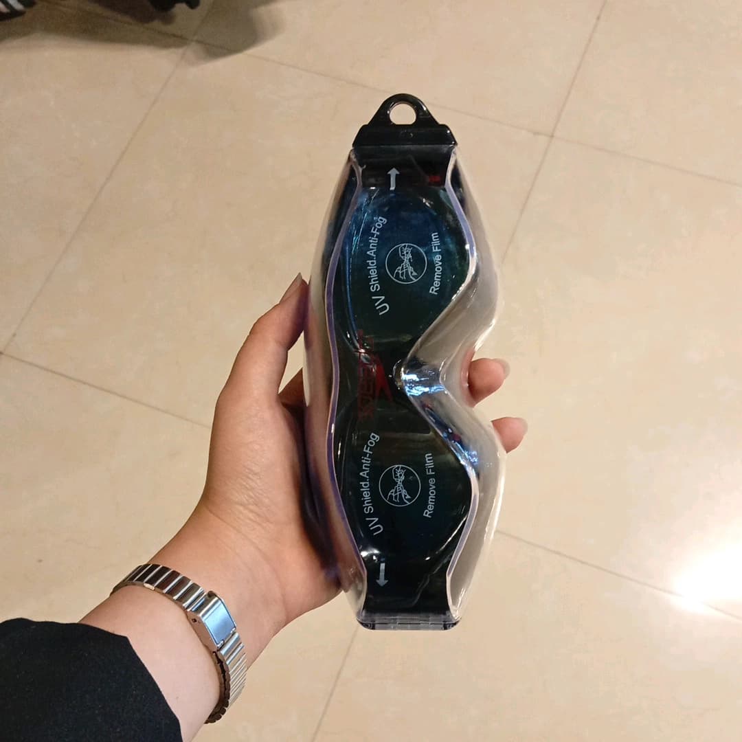 8027 عینک شنای غواصیk1شیشه شفاف هفت رنگ اسپیدو - تصویر ۷