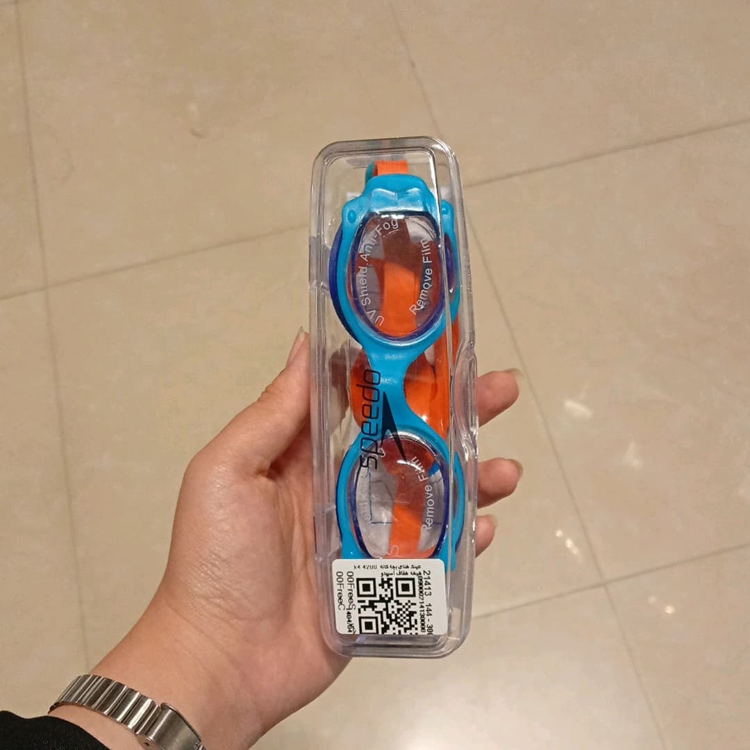 k4 4200 عینک شنای بچه گانه شیشه شفاف اسپیدو - image 5